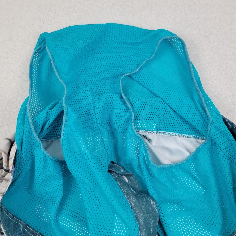RetroMarine Lined Swimming Trunks Mens XL Blue Intercostal‎ Swim Shorts